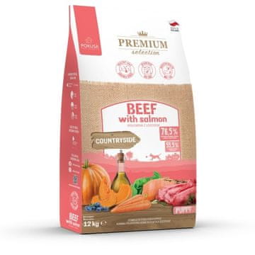 Pokusa POKUSA Premium Selection Puppy govedina s lososom 12kg