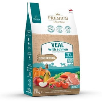 Pokusa POKUSA Premium Selection Govedina sa lososom za odrasle pse - suha hrana - 12kg