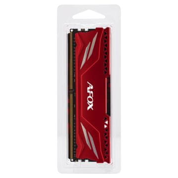 AFOX AFOX GAMING DDR4 16GB 3200MHZ CL16 XMP2 memorijski modul, crveni