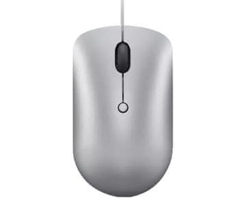 Lenovo Lenovo 540 miš, USB Type-C, Optički, Siva