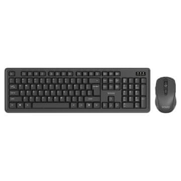 SAVIO Savio KB-03 bežični set tipkovnice i miša, USB, QWERTY US, crni