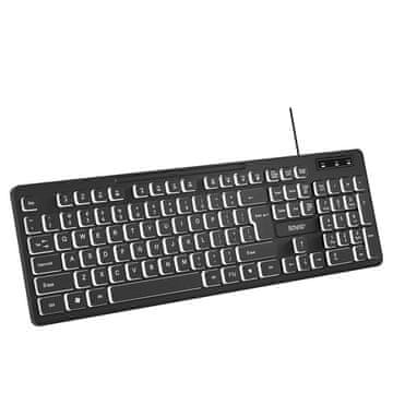 SAVIO Savio KB-04 tipkovnica Home/Office USB QWERTY UK International, crna