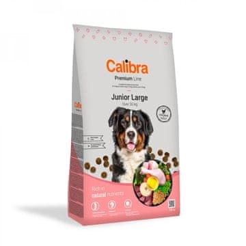 Calibra CALIBRA Premium Line Junior Veliki psi Piletina - suha hrana za štence - 12 kg