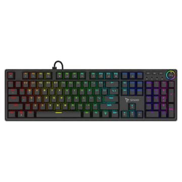 SAVIO SAVIO STYX Mehanička tipkovnica Outemu Brown, Hot Swap, RGB