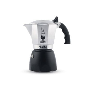 BLT Bialetti Brikka Moka pot 0.17 L, crna/nehrđajući čelik