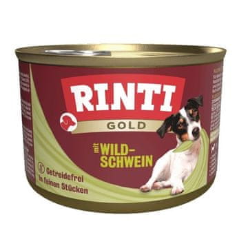 Rinti RINTI Gold Mokra Hrana Divlja Svinja za Pse - 185g