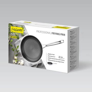 PROFESSIONAL Profesionalna tava MEO MR-1224-26, 26 cm, inox, srebrna