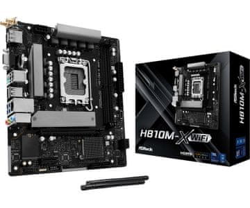 Asr ASRock H810M-X WIFI matična ploča, LGA 1851, DDR4, PCIe 4.0