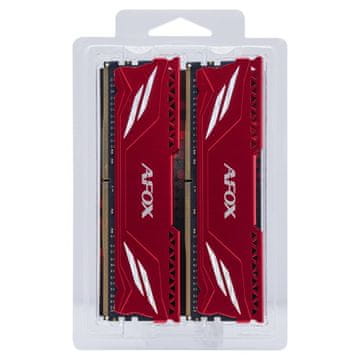 AFOX AFOX GAMING DDR4 32GB (2x16GB) 3200MHz CL16 XMP2, crvena