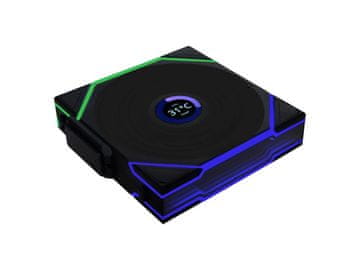 Lian Li UNI FAN TL ventilator s LCD zaslonom, 120 mm, obrnute lopatice, ARGB PWM, crni (12RTLLCD1W1B)