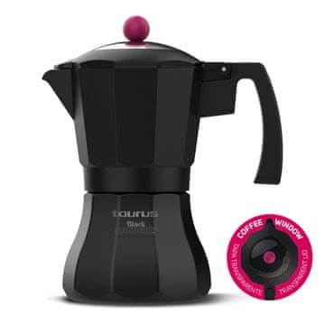 MACHINE Taurus Black Moments KCP9006l aparat za kavu, 6 šalica, crni