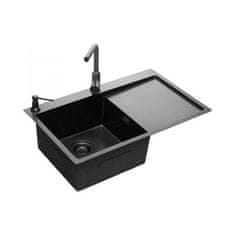 Concept Sudoper od nehrđajućeg čelika s ocijedačem NANO coat TITANIA left DNN1045dsl