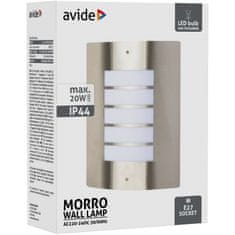 Avide Vanjska zidna svjetiljka (9570852) MORRO E27,chrome
