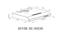 Candy Klasična napa CFT610/5S/1/4U