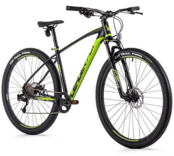 Leader Fox Leader Fox ESENT 29" brdski bicikl, aluminijski okvir, crna mat, za visinu 180+ cm