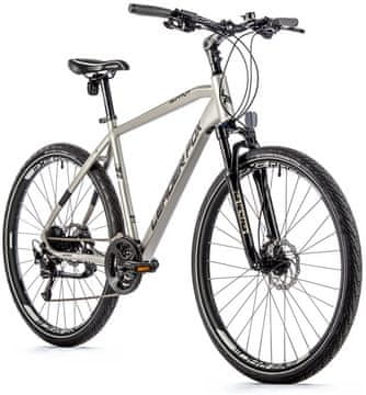 Leader Fox ŠUMAVA Cross Muški Bicikl 28" Aluminijski okvir Srebrna Matt