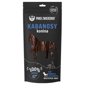 Paka Zwierzaka PAKA ZWIERZAKA Kobasice s konjem - poslastica za pse - 80g