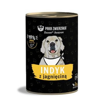 Paka Zwierzaka PAKA ZWIERZAKA Seventh Heaven puretina s janjetinom - mokra hrana za pse - 400g