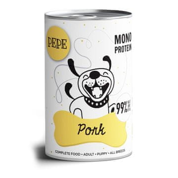 Paka Zwierzaka PAKA ZWIERZAKA Pepe Svinjetina - mokra hrana za pse - 400g