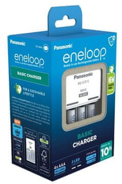 slomart Panasonic Eneloop Basic BQ-CC51 punjač + 4x AAA 800 mAh