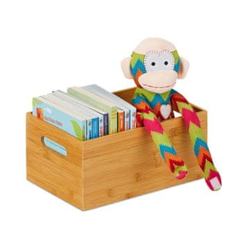 Northix Bambus kutija za pohranu prirodna otvoreni dizajn