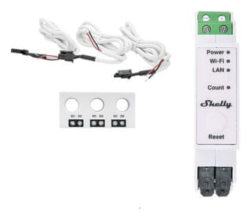 Shelly Shelly Pro 3EM-3CT63 pametni mjerač energije WiFi/LAN 63A