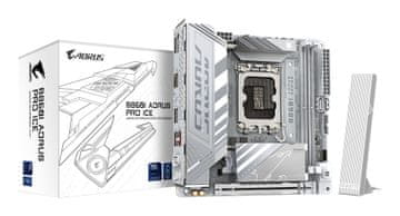 Gigabyte Gigabyte B860I AORUS PRO ICE matična ploča - LGA 1851, DDR5 9200MHz, Wi-Fi 7, Thunderbolt 4