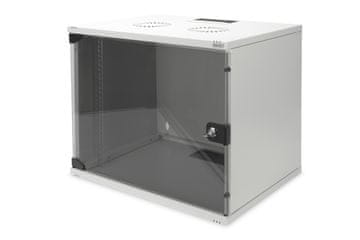 slomart Digitus Zidni ormarić za rek 19" 9U 540x400mm, sivi
