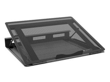 NAT NATEC NPL-2271 stalak za prijenosno računalo, metalni, crni, podesiv (17.3")