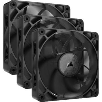 Corsair Corsair iCUE LINK RX120 MAX ventilator za kućište 12 cm, 30 mm debeo, crn, komplet 3 komada
