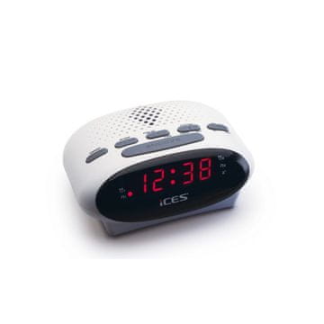 LENCO Radio budilica ICR 210 white