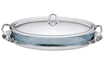 Berlingerhaus Zdjela za posluživanje BH 1385 with tray stainless steel / glass 3 L