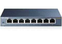 TP-Link Prekidač TL-SG108 preklopnik 8xLan 10/100/1000Mbps, metalni