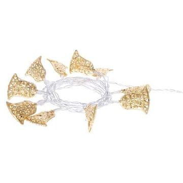 EMOS Božićna svjetla ZY1970 Christmas decoration 10LED XMAS BELL GOLD warm white