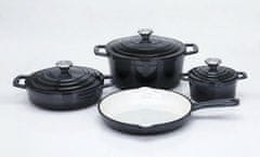 CS Solingen Set posuđa CS-067465 litinová Xanten 7 ks black