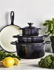 CS Solingen Set posuđa CS-067465 litinová Xanten 7 ks black