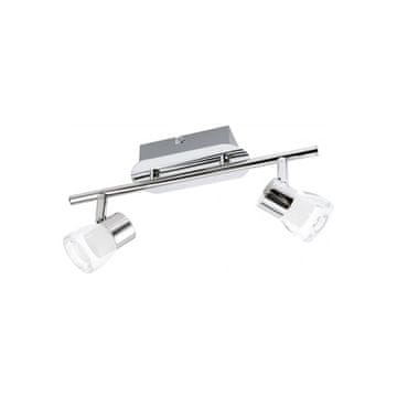 EGLO Stropni reflektor 94381 LED-LS/2 CHROME/CLEAR-SATINIERT PERITO