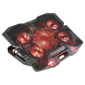 Evolveo Hladna podloga za laptope Ania 5R, red backlight