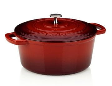 Kela Tava KL-11948 cast iron with lid CALIDO 26 cm