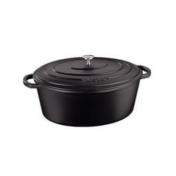 Kela Tava KL-12474 cast iron with lid CALIDO 36x29 cm black