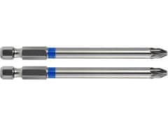 KITO Križni vrh 4741322 cross bit set of 2, PZ 2x90mm, S2, FORTUM- , cross bit set of 2, PZ 2x90mm, S2, FORTUM- , S2