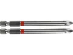 KITO Križni vrh 4741222 cross bit set of 2, PH 2x90mm, S2, FORTUM- , cross bit set of 2, PH 2x90mm, S2, FORTUM- , S2