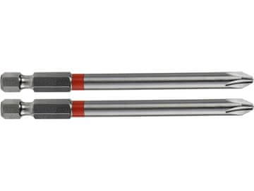 KITO Križni vrh 4741222 cross bit set of 2, PH 2x90mm, S2, FORTUM- , cross bit set of 2, PH 2x90mm, S2, FORTUM- , S2