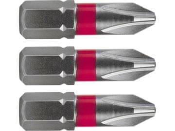 KITO Križni vrh 4741203 cross bit set of 3, PH 3x25mm, S2, FORTUM- , cross bit set of 3, PH 3x25mm, S2, FORTUM- , S2