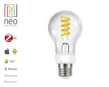 Immax LED žarulja (07089L) NEO Smart LED filament bulb E27 5W warm, cold white, dimmable, Zigbee3.0
