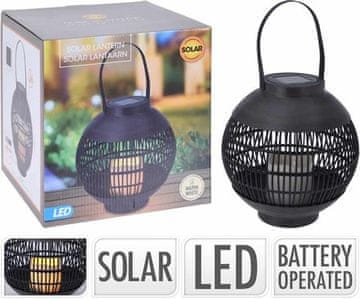 ProGarden Fenjer KO-CX2100090 Solar lantern with LED candle 22 x 23 cm