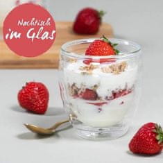 Kela Staklo KL-12411 Cappuccino glasses CESENA set of 2, 200 ml