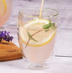 Kela Staklo KL-12411 Cappuccino glasses CESENA set of 2, 200 ml