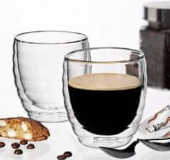 Kela Staklo KL-12411 Cappuccino glasses CESENA set of 2, 200 ml