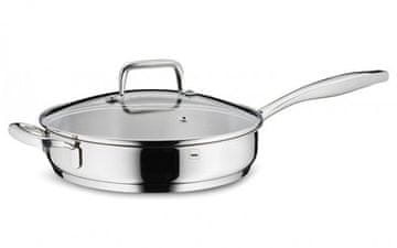 Kela Tava od nehrđajućeg čelika s poklopcem KL-10185 Frying pan with lid, stainless steel 18/10 FLAVORIA 24 cm